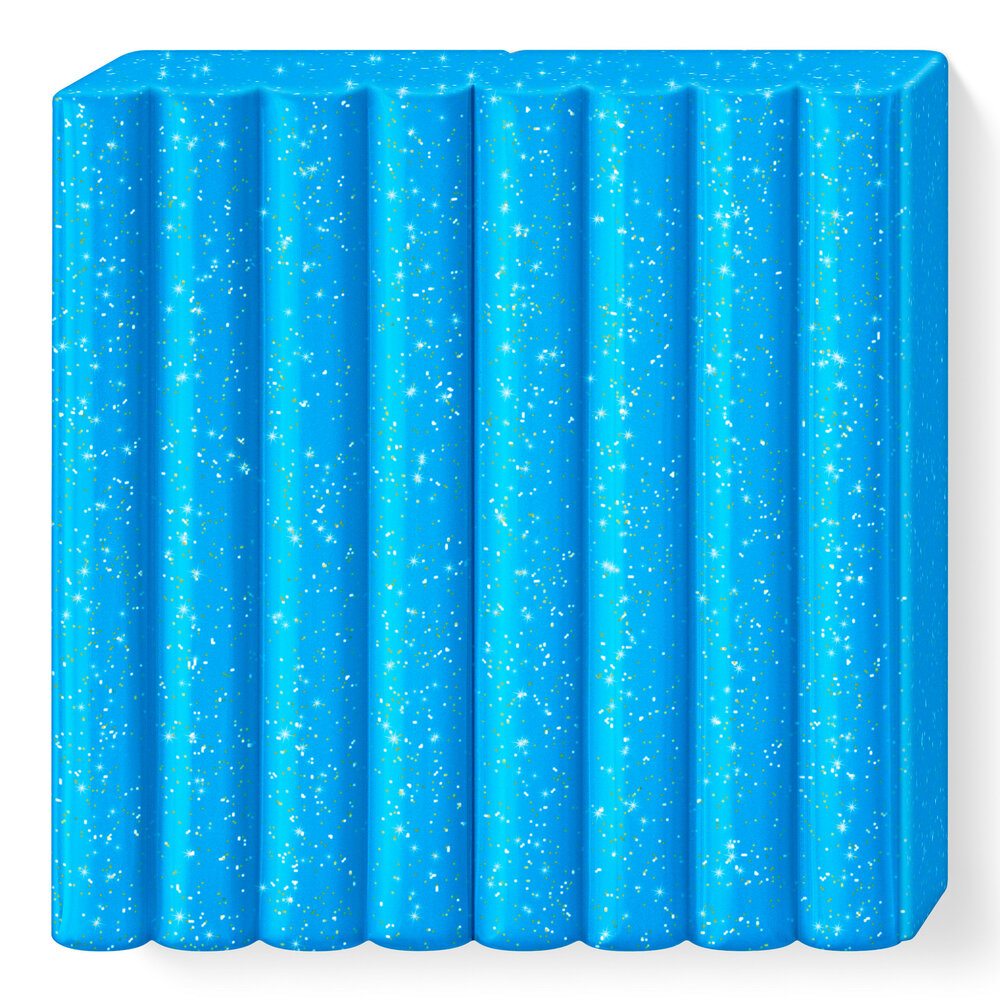 Fimo Kids nr. 312 glitter blauw