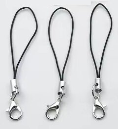 10x Zwarte Lanyard Straps met Karabijnhaak