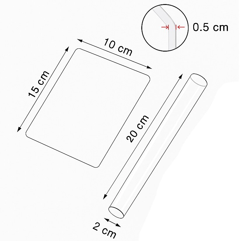 Polymeerklei Roller &amp; Acrylplaat Set