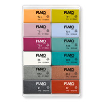 Fimo Soft Materialpackung Fashion Colours mit 12 Halbbl&ouml;cken 