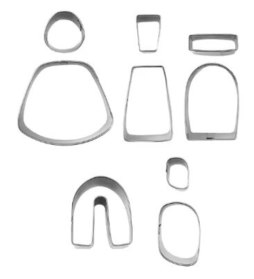 Polymeerklei Uitsteekvormen Set 1 - 9 Stuks