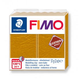 Fimo leather-effect 57 g ocre nr. 179