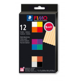 Fimo Professional colour pack 12 basic colours