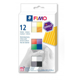 FIMO effect material pack with 12 half blocks Effect