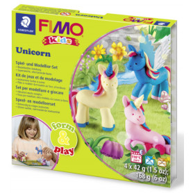 Fimo Kids Einhorn Form and Play Set