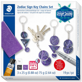 Fimo Zodiac Seign Key Chains Set