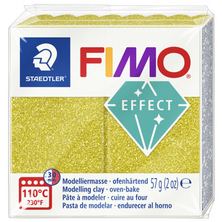 Fimo effect nr. 112 Glitter Gold
