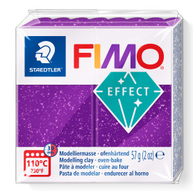 Fimo Effect nr. 602 Glitter Paars