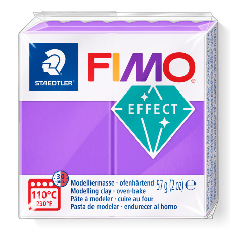 Fimo Effect nr. 604 Transparant purper