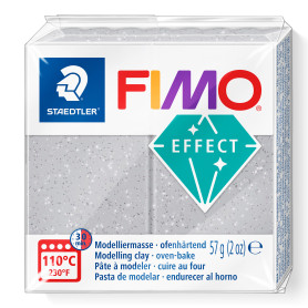 Fimo Effect nr. 812 Glitter zilver