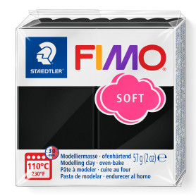 Fimo soft nr 9 Zwart