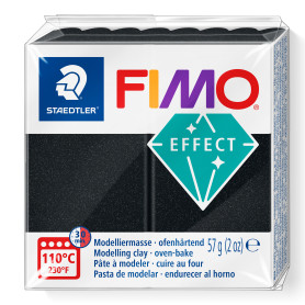 Fimo Effect nr. 907 parelmoer zwart