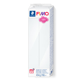 Fimo soft no.0 white 454 gr