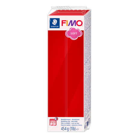 Fimo soft rouge nr 2 454 gram