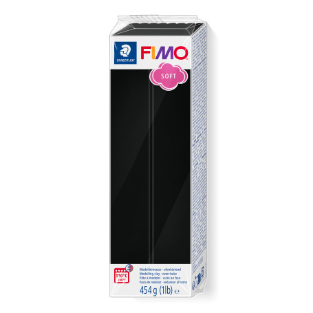 Fimo soft no.9 Black 454 gr,