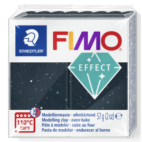 Fimo Effect nr. 903 Zwart Graniet