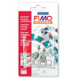 Fimo hanger vierkant 10x10mm. 4 stuks