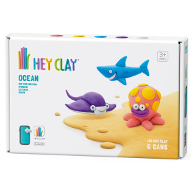 Hey Clay - Ocean - Tintenfisch, Hai und Rochen