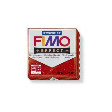 Fimo Effect nr. 202 Glitter Red
