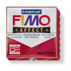 Fimo Effect nr. 28 Metallic Ruby Red