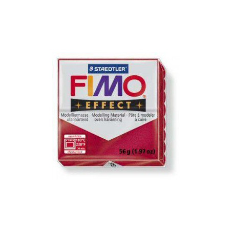 Fimo Effect nr. 28 Metallic Ruby Red